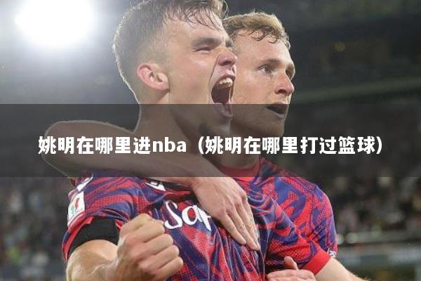 姚明在哪里进nba（姚明在哪里打过篮球）