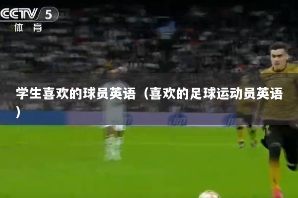 学生喜欢的球员英语（喜欢的足球运动员英语）
